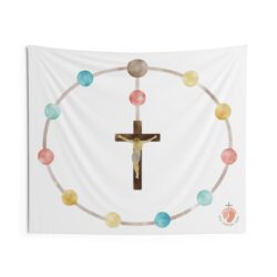 St. Kateri Tekakwitha Walkable Rosary Decade Cloth