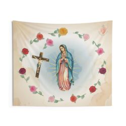 Our Lady of Guadalupe Walkable Rosary Decade Cloth